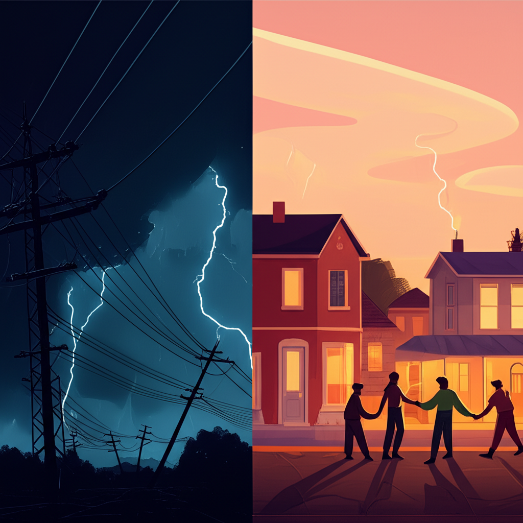 Community staying connected during a crisis